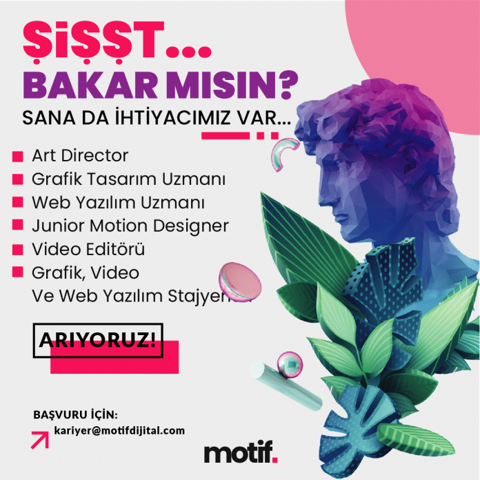 Motif Dijital Web Yazılım Uzmanı Arıyor Web Yazılım Uzmanı Arayanlar