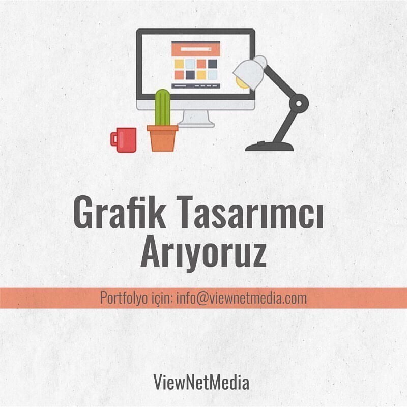 Grafik Tasarımcı iş ilanları ViewNetMedia, Grafik Tasarım Uzmanı Arıyor