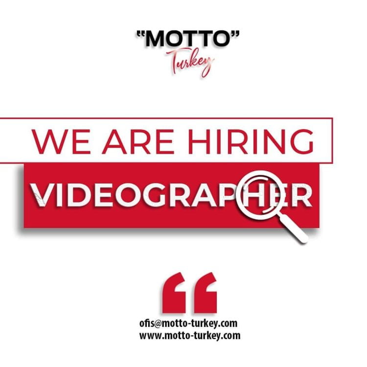 Videographer iş ilanları Motto Turkey, Videographer Arıyor