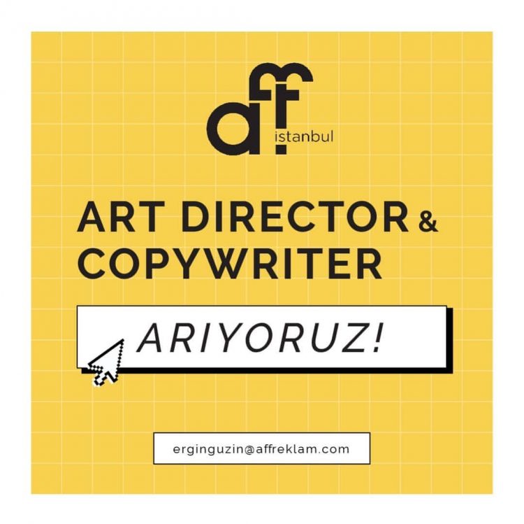 Copywriter ve Art Director - Aff Reklam Copywriter ve Art Director - Aff Reklam