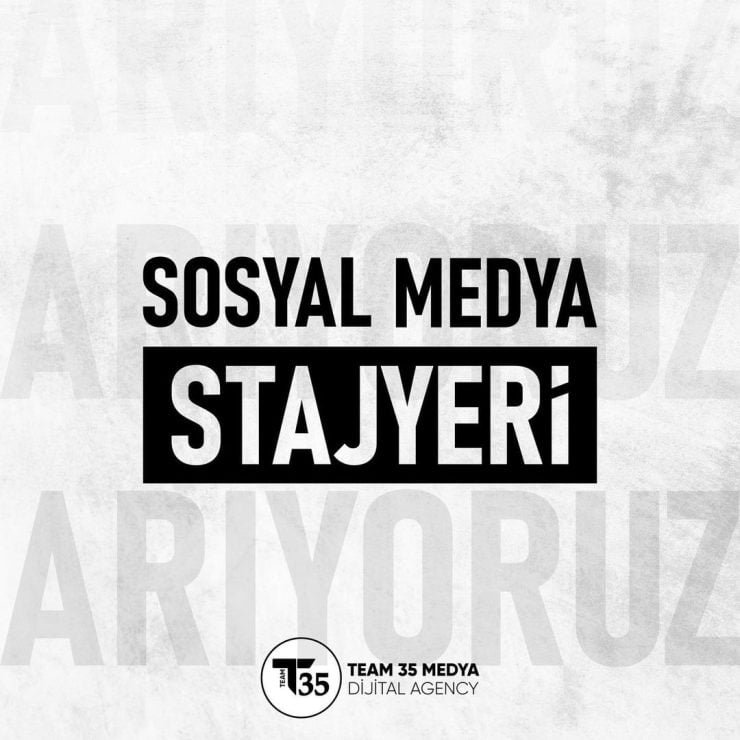 Sosyal Medya Stajyeri arayanlar