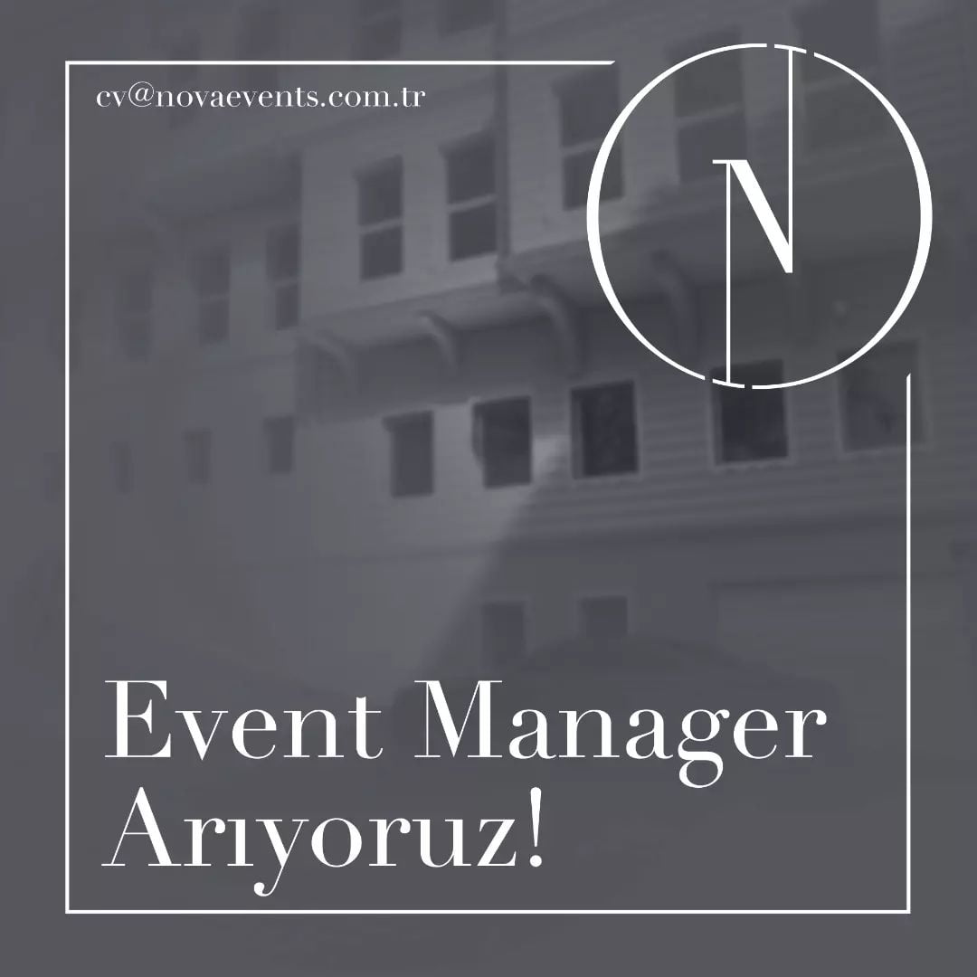 Event Manager İş İlanları Event Manager Arayanlar