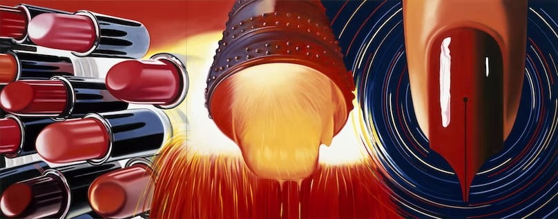 James Rosenquist, Fahrenheit 1982° , 1982.