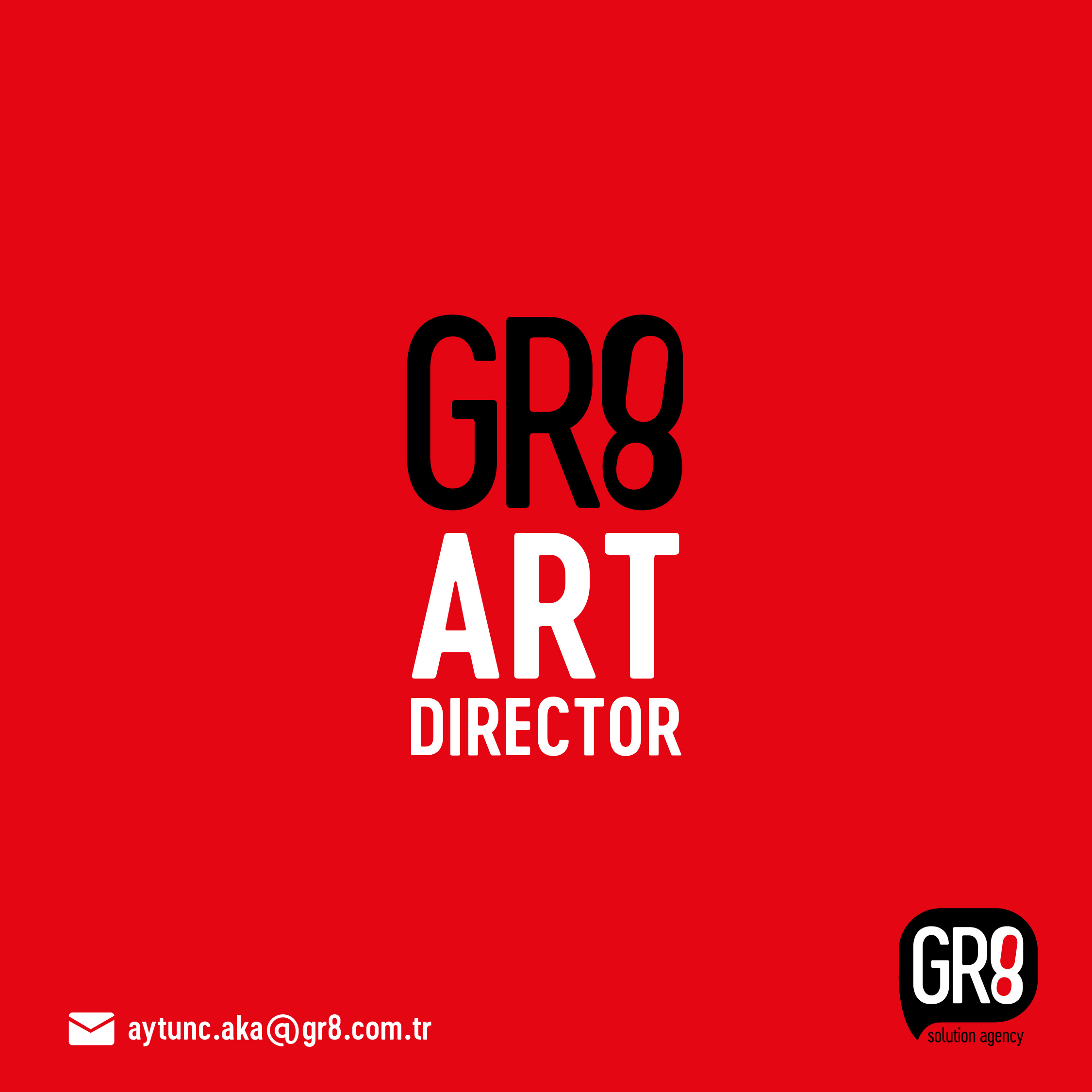 Art Director arayanlar GR8 Art Director iş ilanları GR8