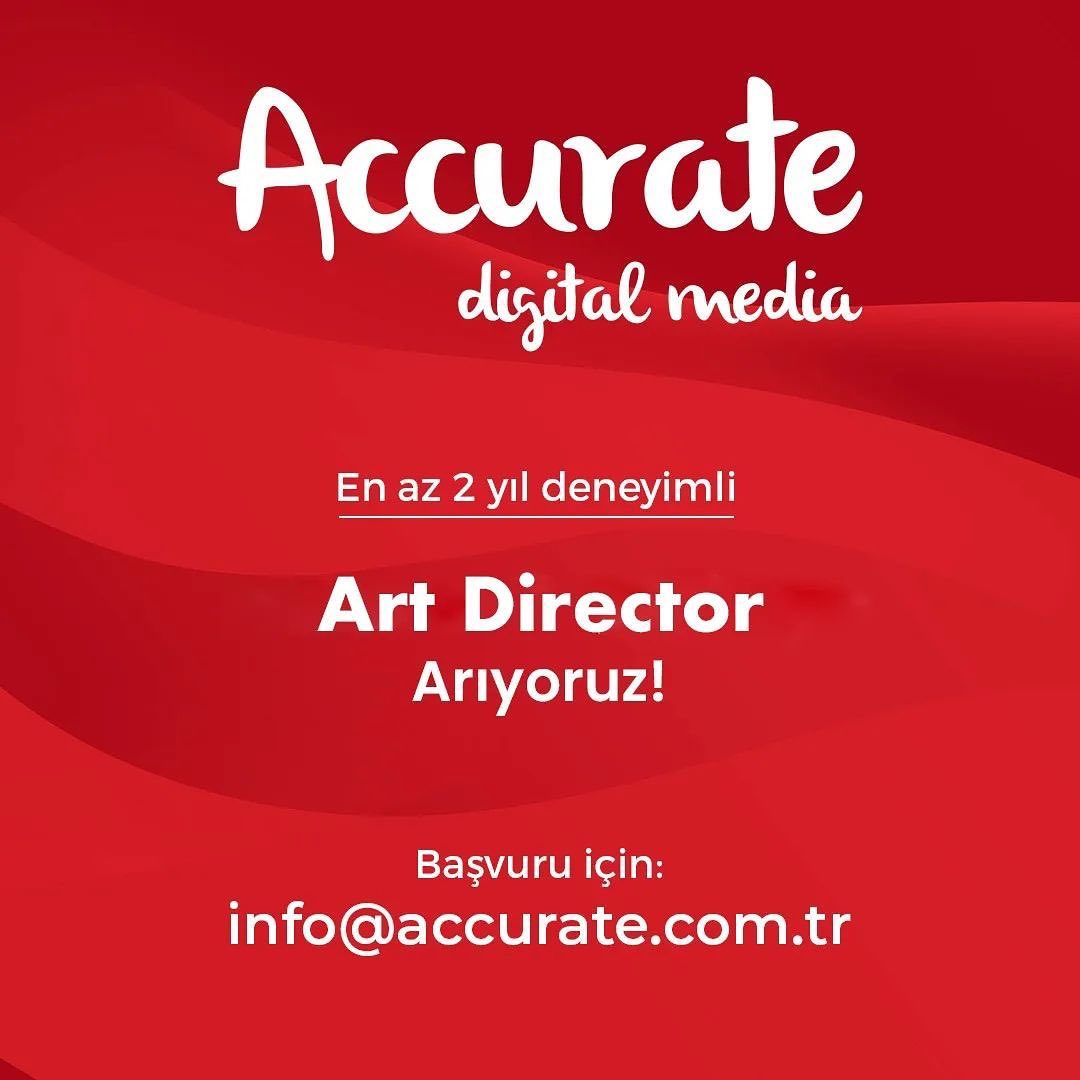 Art Director arayanlar Art Director iş ilanları Accurate Digital