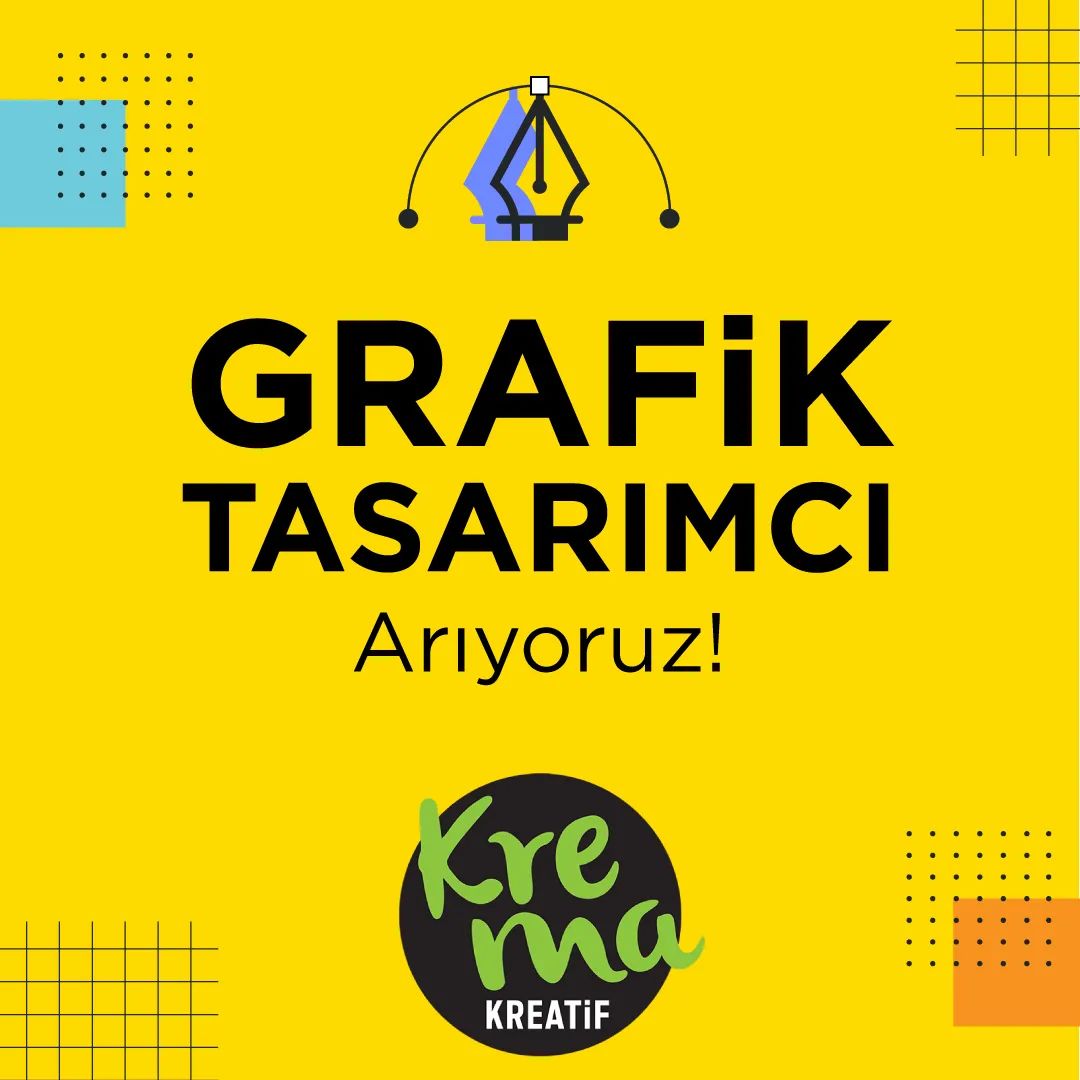 Grafik Tasarımcı arayanlar Krema Kreatif Grafik Tasarımcı iş ilanları Krema Kreatif