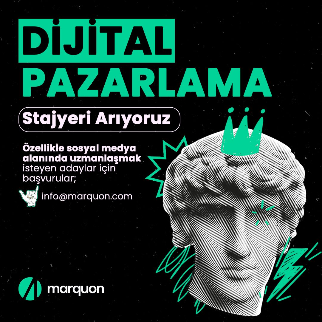 Dijital Pazarlama Stajyeri iş ilanları Marquon Digital