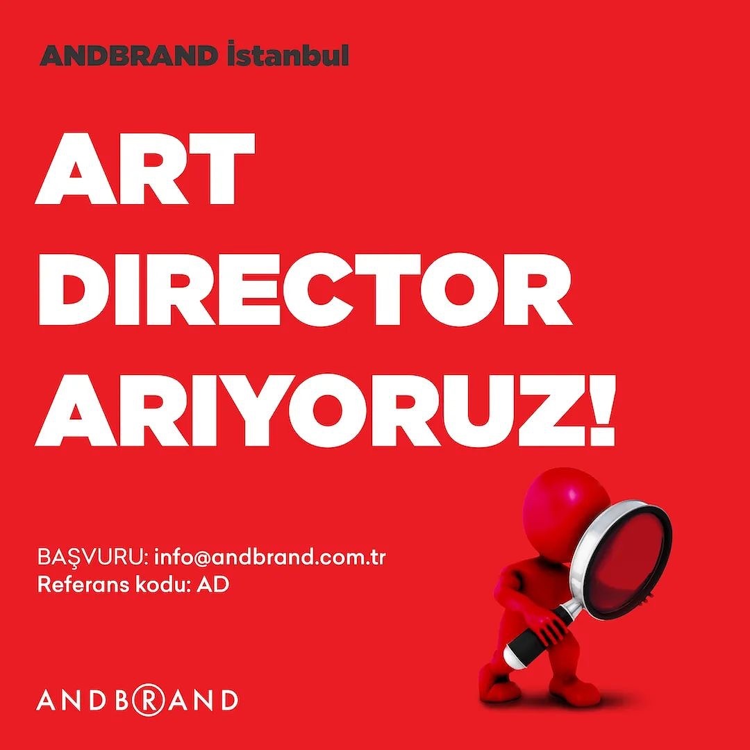 Senior Art Director aranıyor Senior Art Director iş ilanları ANDBRAND