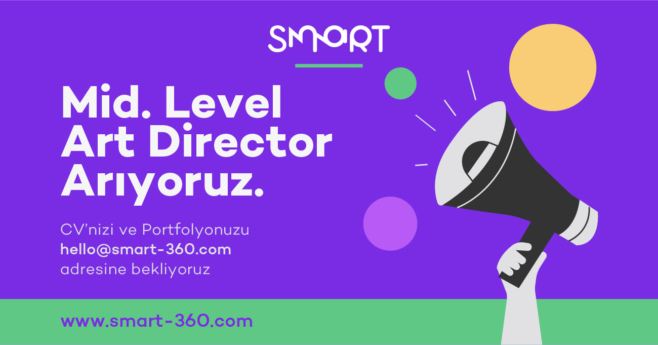 Mid-Level Art Director arayanlar Mid-Level Art Director iş ilanları Smart 360