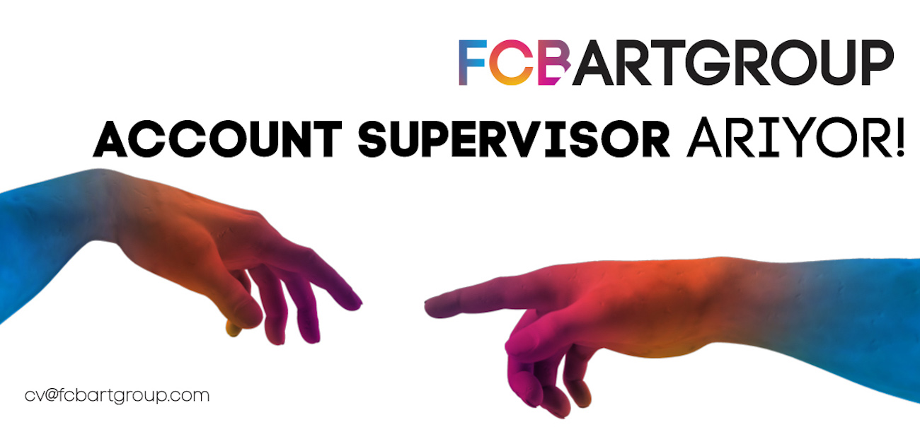 Account Supervisor iş ilanları FCB Artgroup