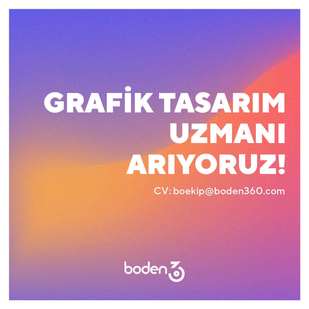 Grafik Tasarım Uzmanı arayanlar Grafik Tasarım Uzmanı iş ilanları boden360