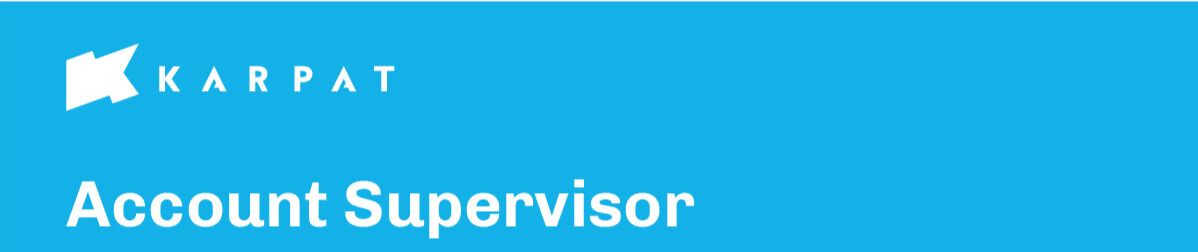 Account Supervisor arayanlar KARPAT Account Supervisor iş ilanları – KARPAT
