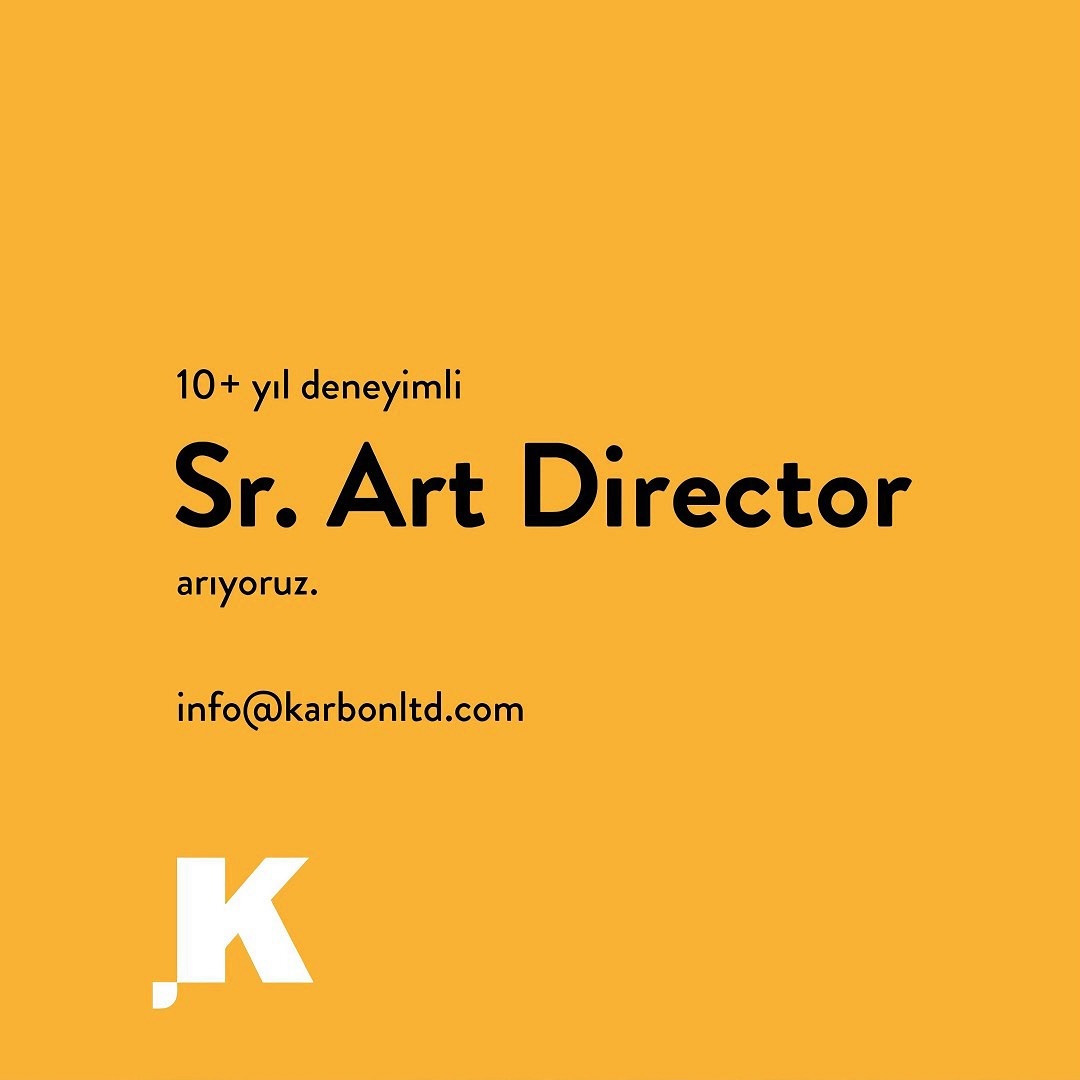 Kıdemli Art Director iş ilanları Karbon Görsel İletişim