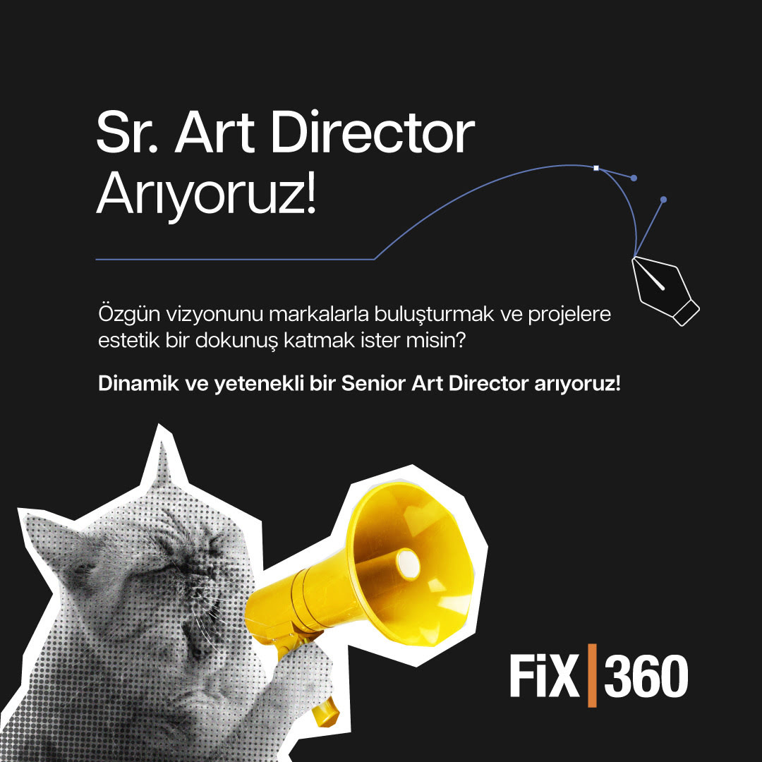 Sr. Art Director arayanlar – Fix360 Agency Sr. Art Director iş ilanları Fix360 Agency