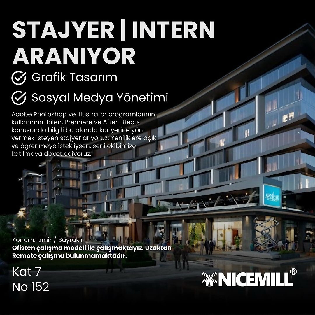 ajans stajyer arayanlar - Nicemill Reklam Ajansı medya stajyer iş ilanları - Nicemill Reklam Ajansı