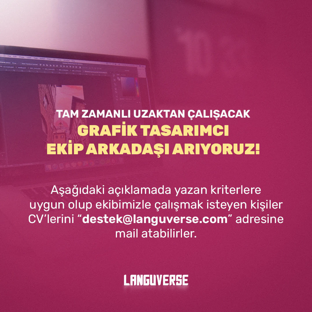 Uzaktan Çalışacak Grafik Tasarımcı arayanlar – Languverse Uzaktan Çalışacak Grafik Tasarımcı iş ilanları – Languverse