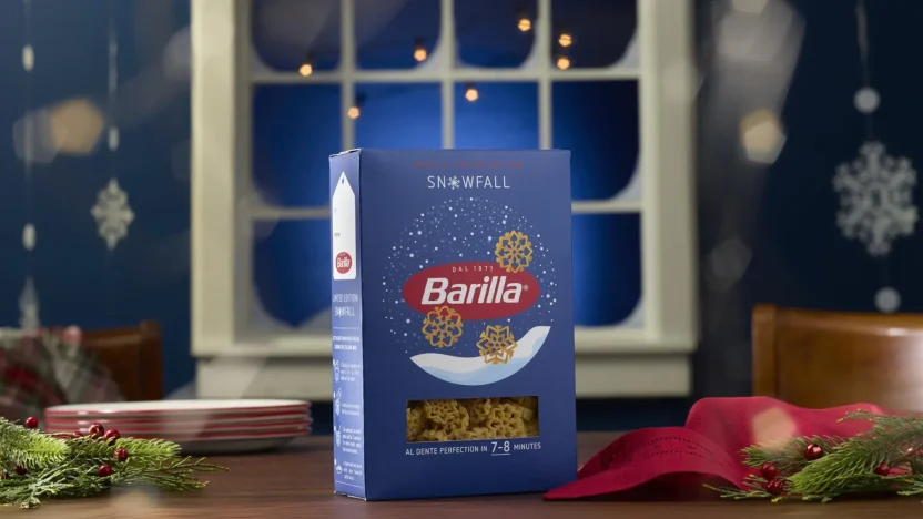 Barilla yilbasi icin ozel makarna cesidini tanitti