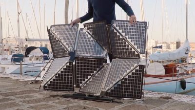 Origami gunes panelleri