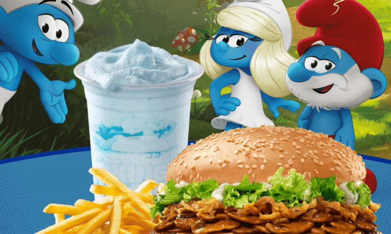 Burger King Şirinler Menüsü