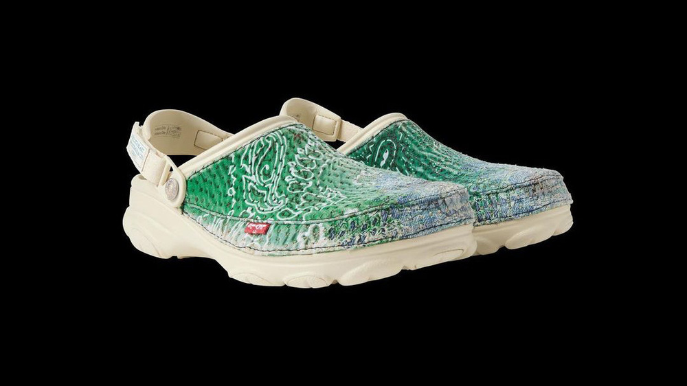 Levis kumasli Crocs terlikler 4