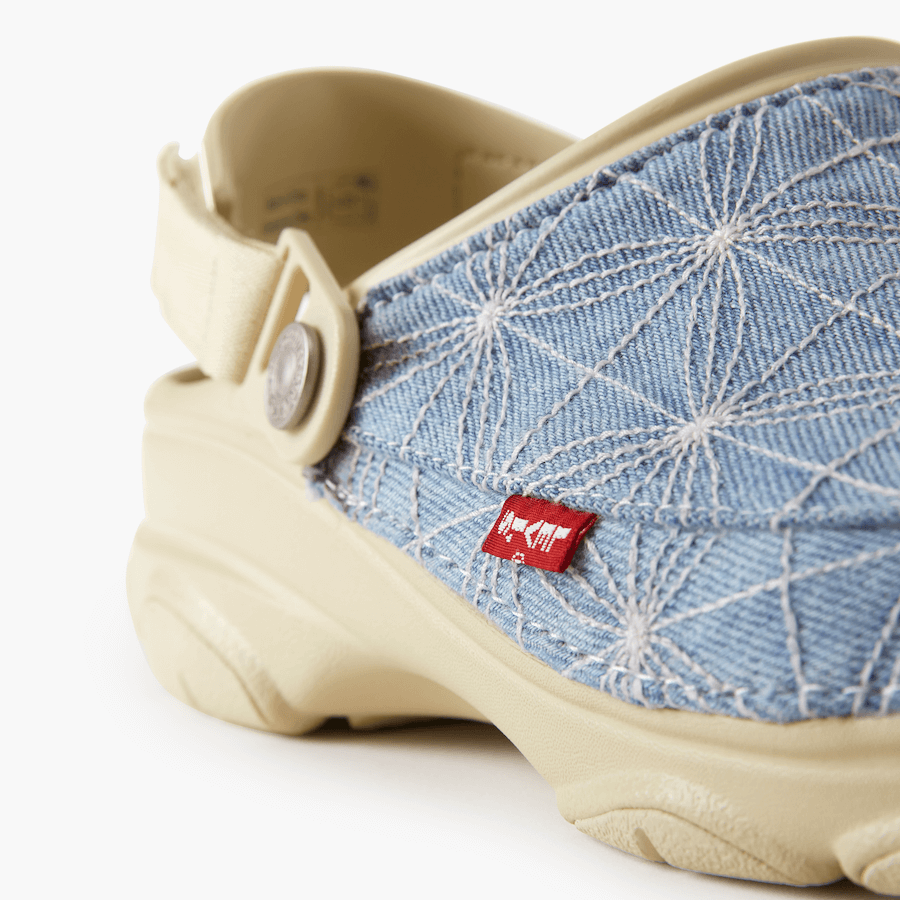 Levis kumasli Crocs terlikler 6