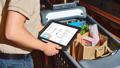 Wegmans akıllı alışveriş arabaları