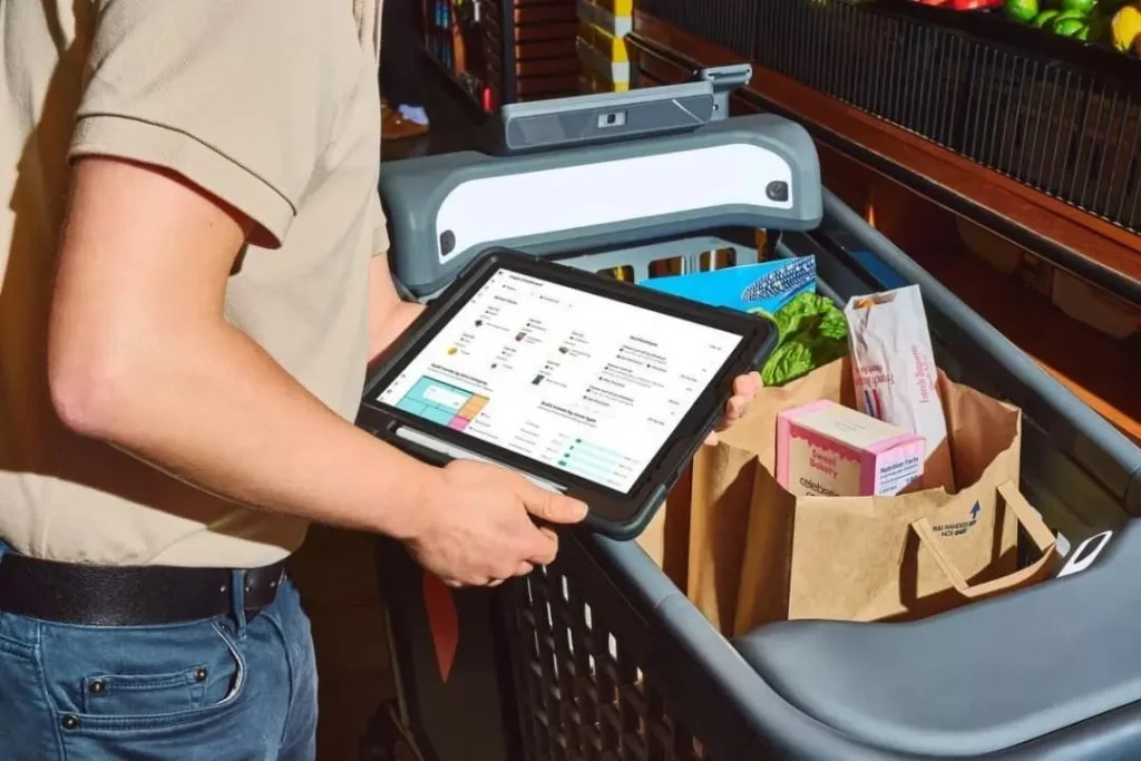 Wegmans akıllı alışveriş arabaları