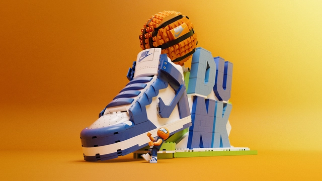 lego nike dunk set 1 2