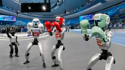 Dünyanın ilk insansı robot olimpiyatları