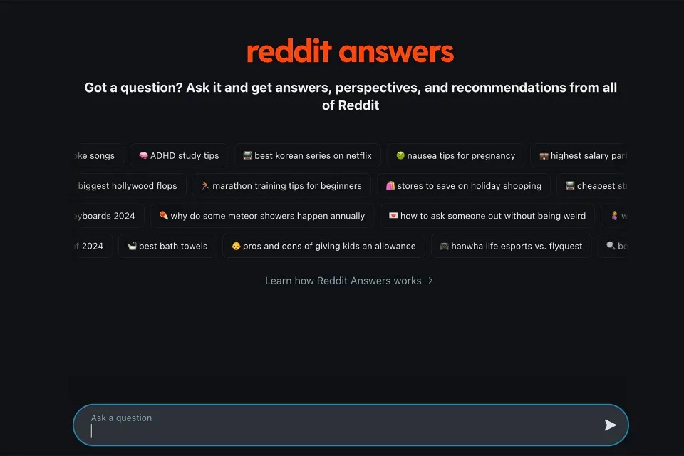 reddit answers