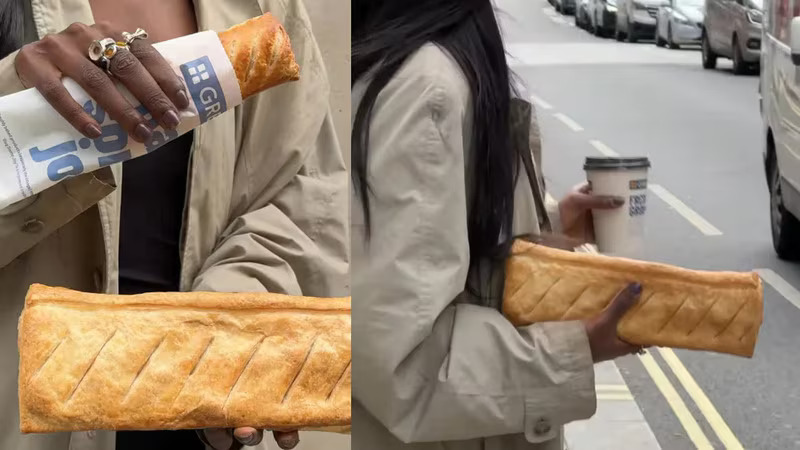 Greggs sosis çanta