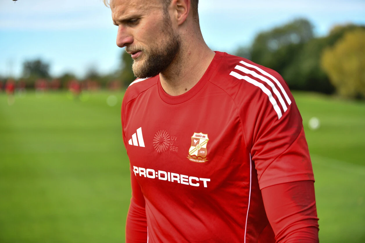 Swindon Town FC goalkeeper Lewis