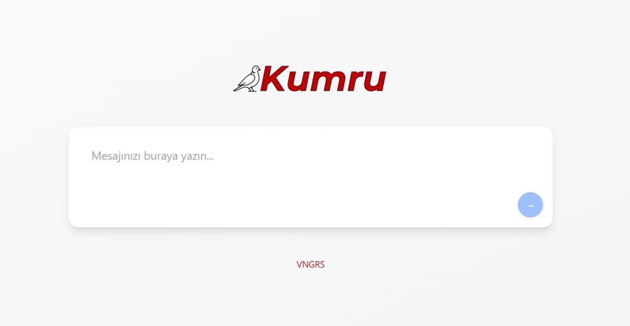 VNGRS Kumru Türkçe Yapay Zekâ