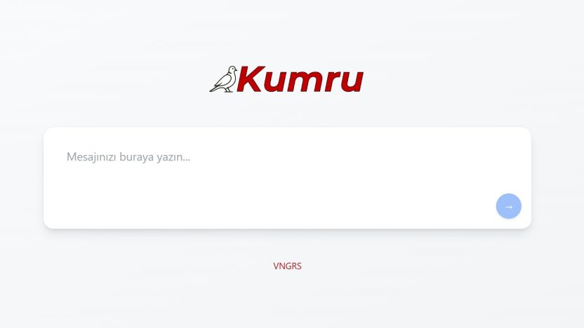 VNGRS Kumru Türkçe Yapay Zekâ