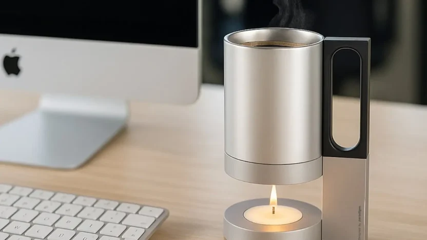 Mumla çalışan ısıtıcı