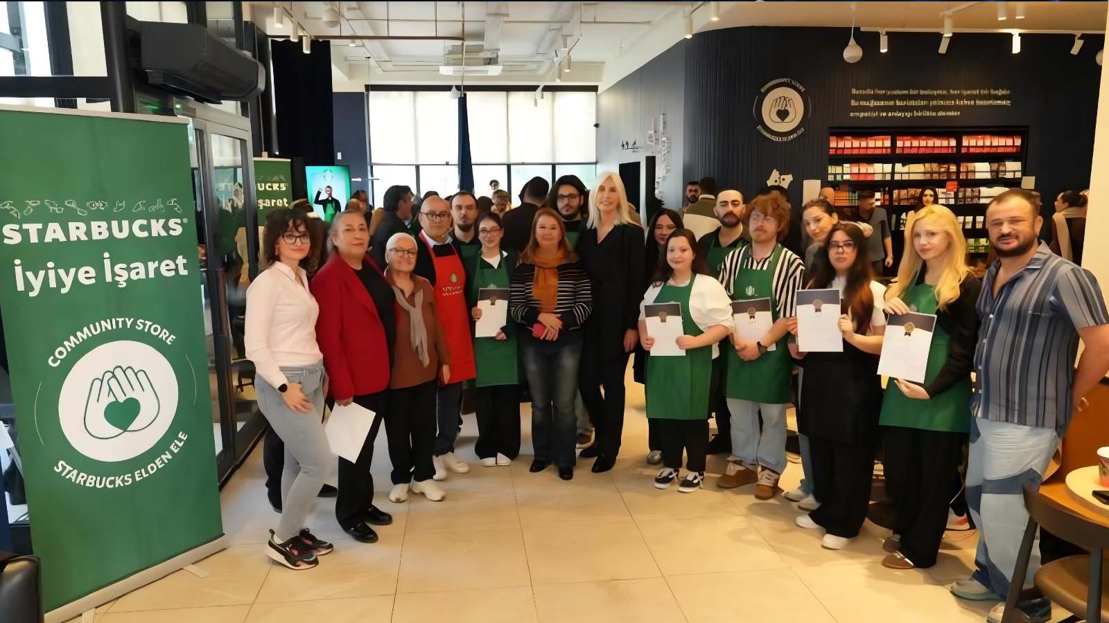 İşaret Dili Konseptli Mağaza