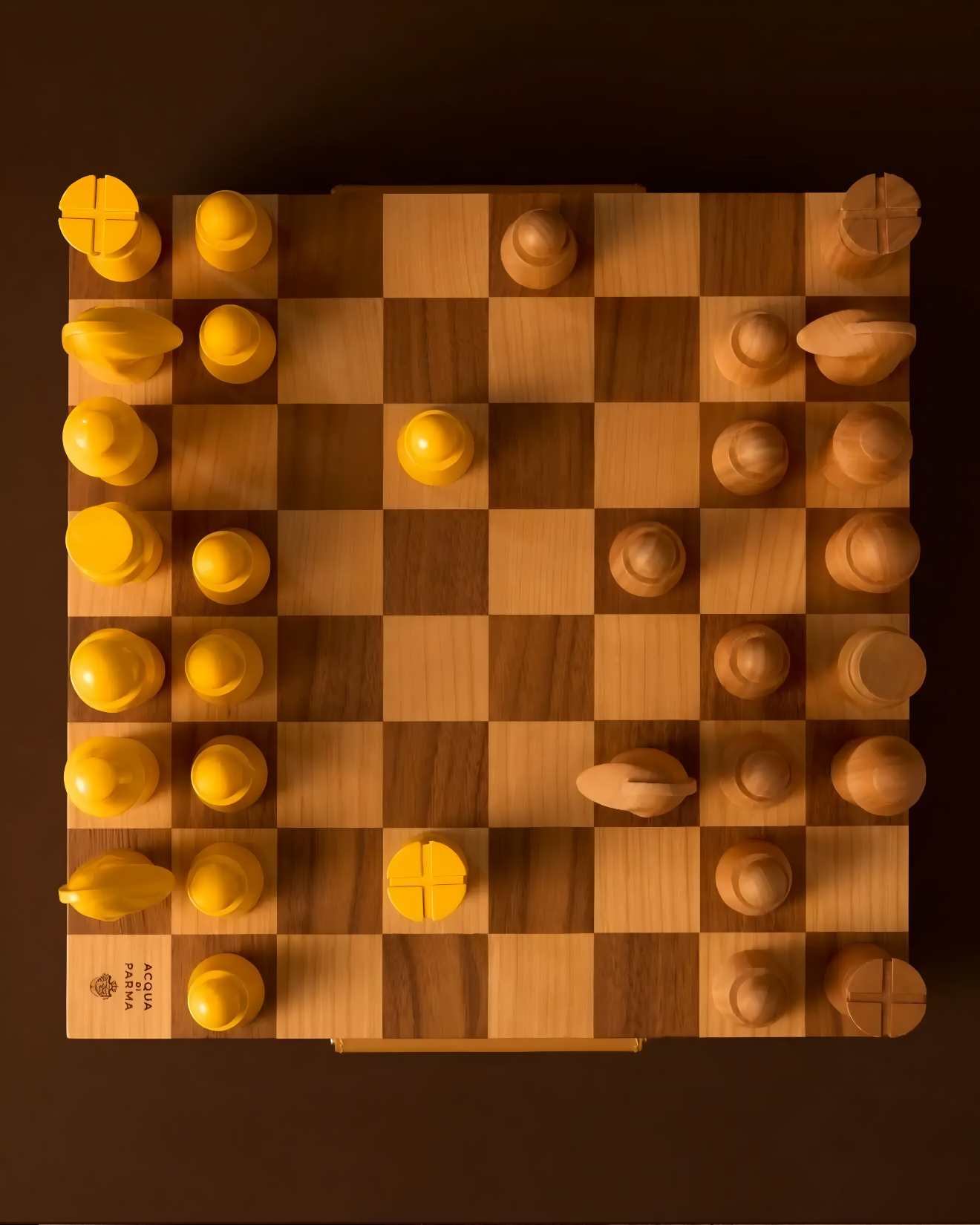 Satranc Taslarindan Parfum Cikan El Yapimi Satranc Takimi 5 1