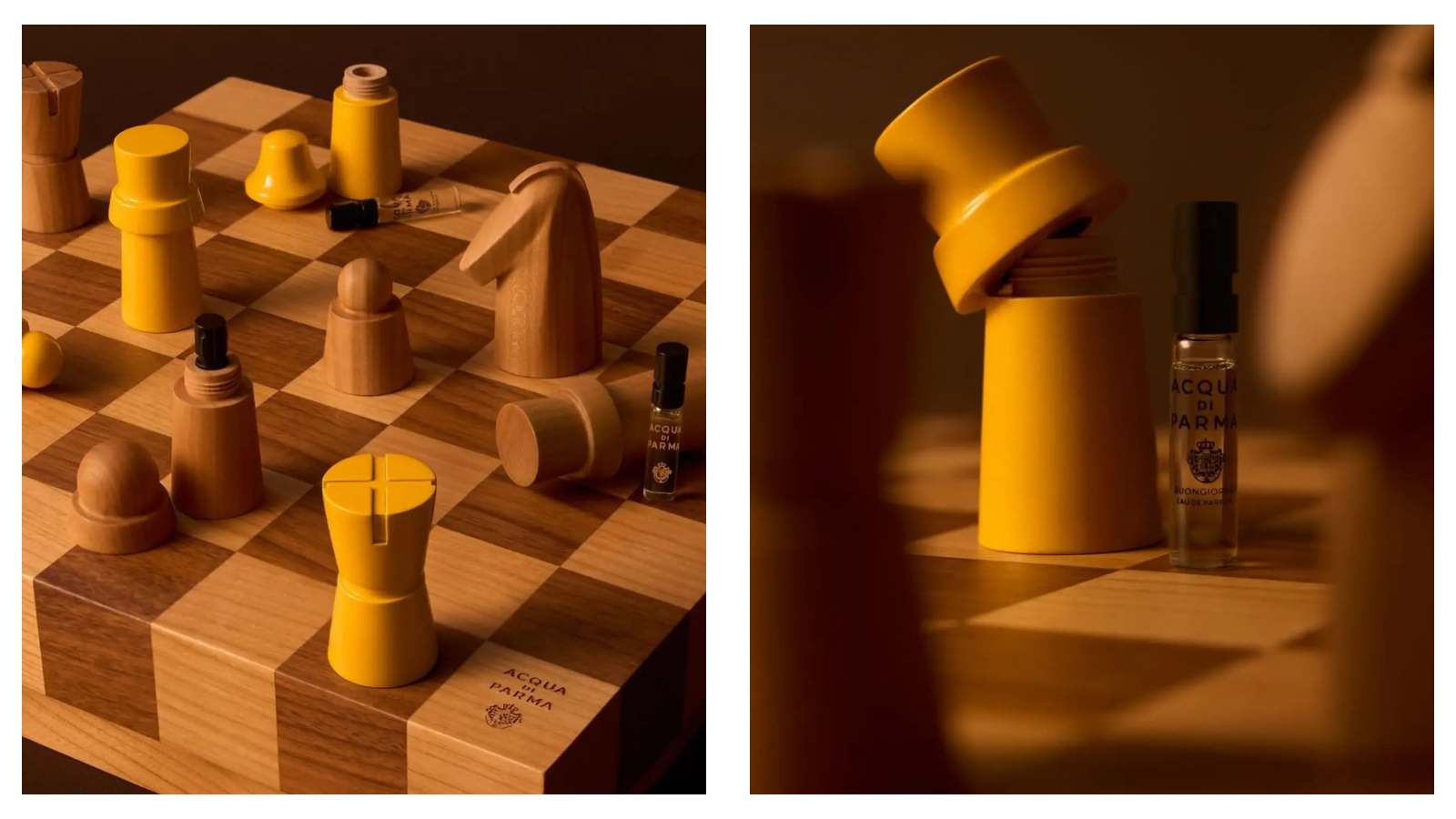 Satranç Taşlarından Parfüm Çıkan El Yapımı Satranç Takımı