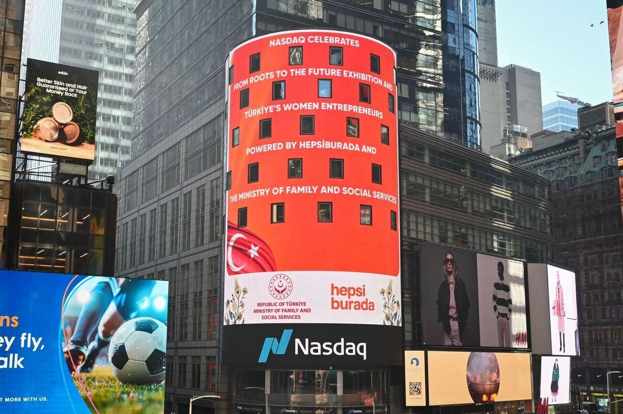 Aile ve Sosyal Hizmetler Bakanlığı ve Hepsiburada, Türk Girişimci Kadınların Emeğini Dünyayla Buluşturdu 6 Nasdaq 1
