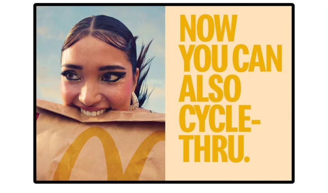 McDonald's'tan Bisiklet Sürücülerini Kapsayan "Cycle-Thru" Kampanyası 3 cycle thru3