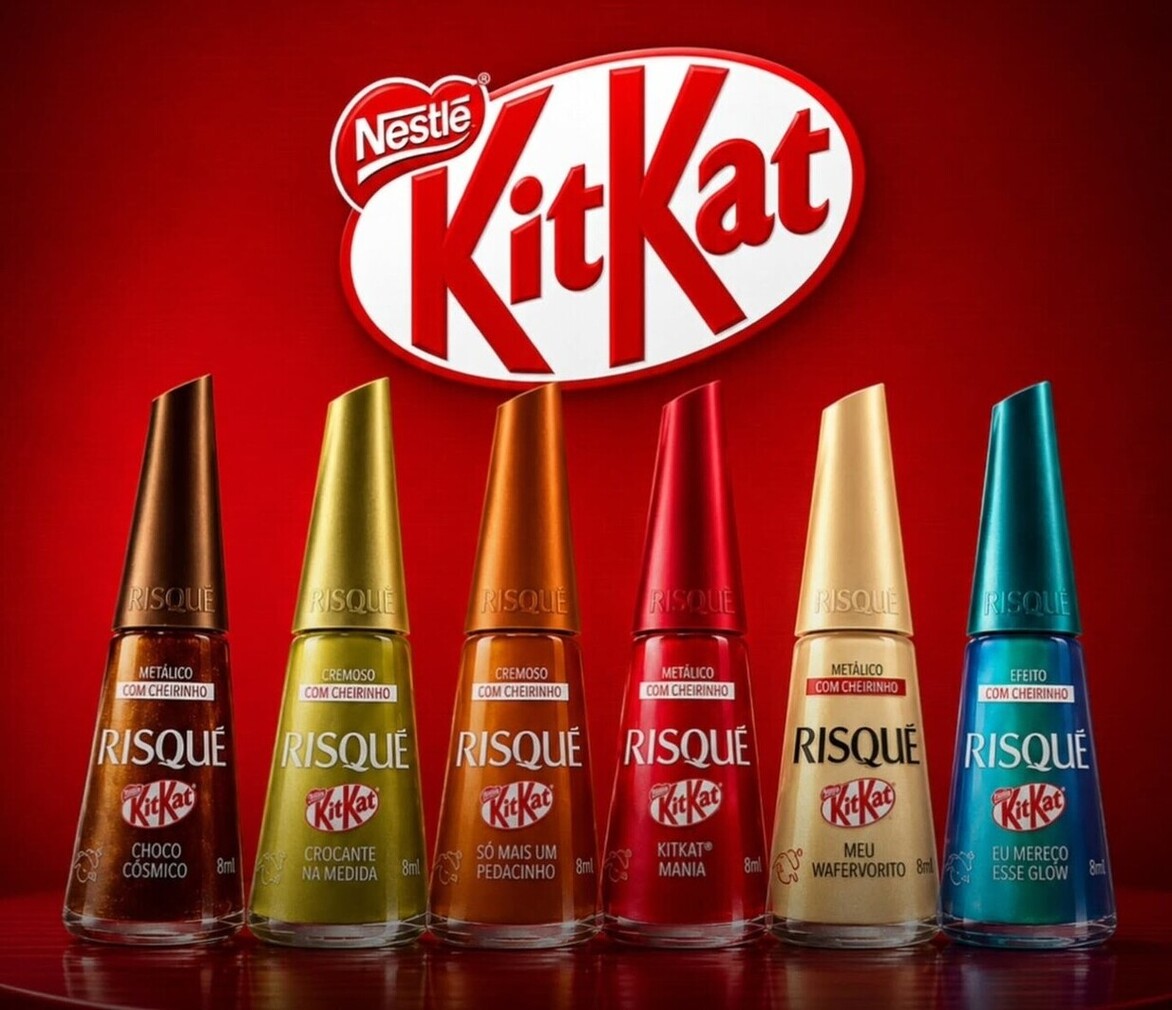 KitKat ve Risqué İş Birliğiyle Çikolata Kokulu Oje Koleksiyonu Geliyor 2 KitKat