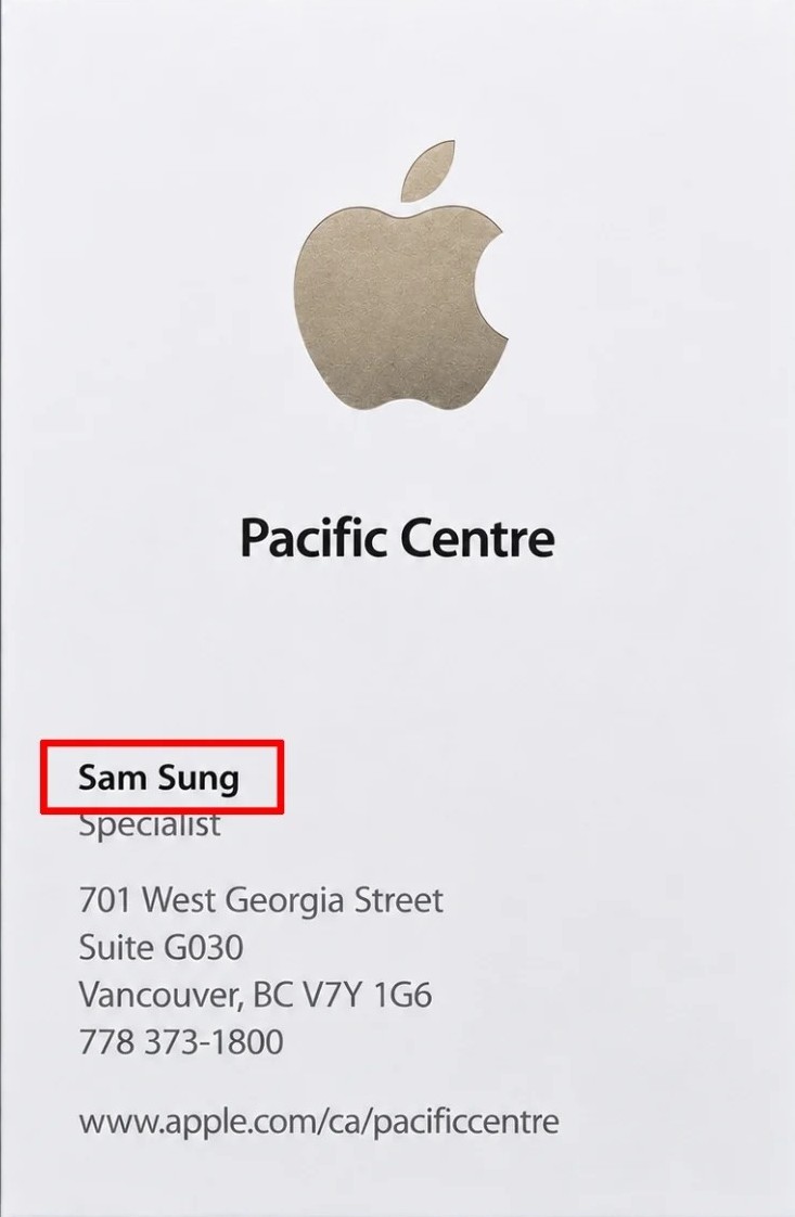 Apple'da Çalışan Sam Sung, İnternetin Unutamadığı Tesadüflerden Biri Oldu 3 sam sung1