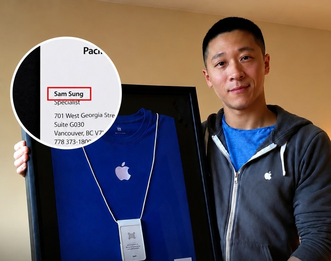 Apple'da Çalışan Sam Sung, İnternetin Unutamadığı Tesadüflerden Biri Oldu 2 Apple