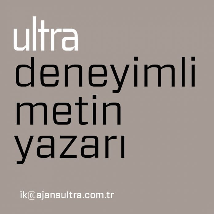 Ultra Metin Yazarı Arıyor Metin Yazarı İş İlanları